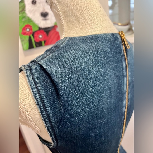 Louis Vuitton Blue Patchwork Denim Dress - Picture 10 of 14